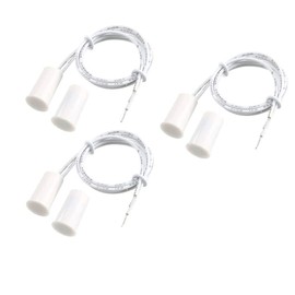Magnetic Reed Switch MC-33 NC Recessed Wired Door Window Alarm, Magneti Door Switch, Contact Sensor, for Home Security and Burglar Alarm Magnetic Reed Switch,Sets of 3