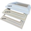 4 x 4 inch Vinyl Two-Piece, Split Style Post/Sleeve Base