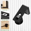 LQKUMJG Sliding Barn Door Floor Guide Wall Mount Hardware Adjustable