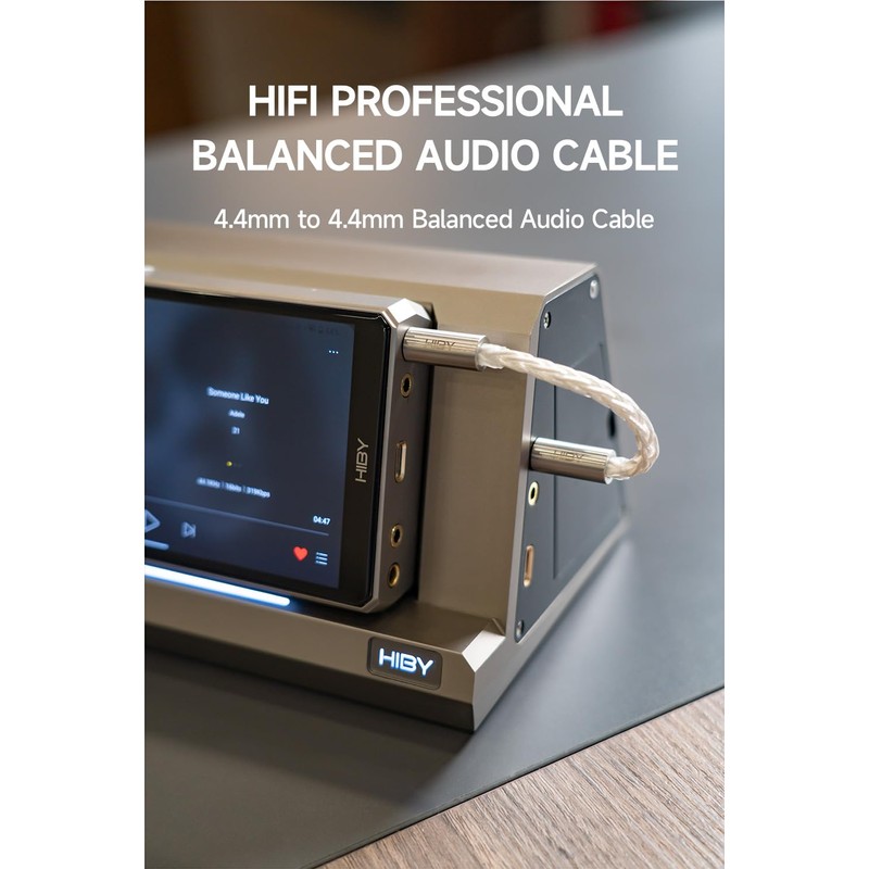 Aux Audio Cable 4.4mm to 4.4mm HiFi Professional Audio OCC