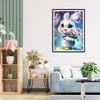 QQYRHN 5D White Rabbit Diamond Painting Kit for Adults Beginners