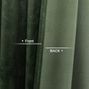 Benedeco Green Velvet Curtains for Bedroom Window, Super Soft Luxury