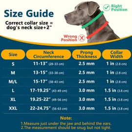 Crazy Felix No Pull Martingale Collar for Large Medium Small Dog Pitbull German Shepherd Doberman, Dog Collar Anti Pull with Buckle for Training Walking (Black, L-Neck 17-19.25", 1.5" Wide)