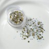 Gold flake mix glitter, 1 set, glitter mix / 골드 플레이크믹스 글리터, 1세트, 글리터믹스
