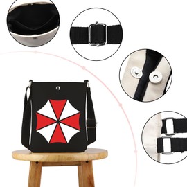 Resident Game Gift Resident E Inspired Umbrella Corporation Crossbody Bag Game Player Gift (Umbrella MB CA)