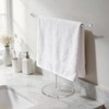 Clear Acrylic Hand Towel Holder Stand, T-Shape Free-Standing Towel Rack