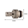 トネ(TONE) インパクト用ボールジョイント(ショートタイプ) HPNJ40S 差込角12.7mm(1/2")