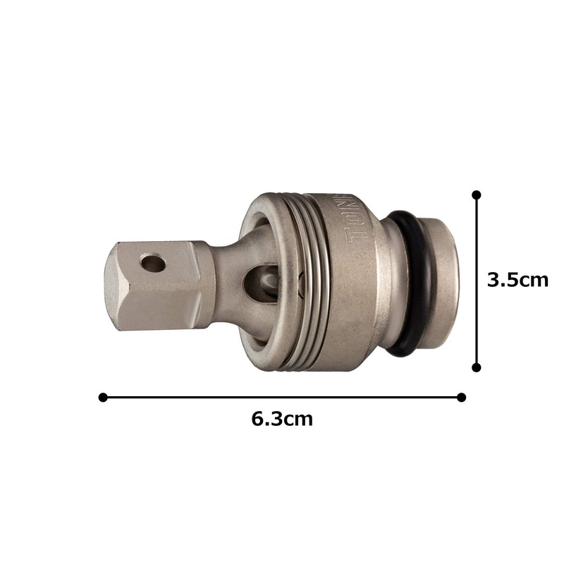 トネ(TONE) インパクト用ボールジョイント(ショートタイプ) HPNJ40S 差込角12.7mm(1/2")