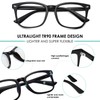 hunsquer Blue Light Blocking Glasses - Women/Men 3Pack Computer Reading