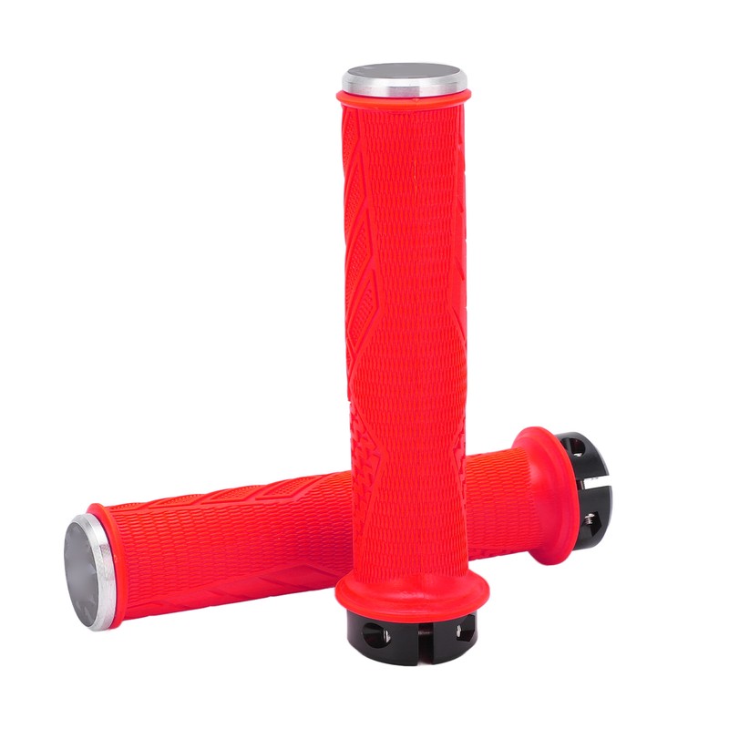 2pcs/set Bike Handlebar Grip Anti Slip Texture Durable Bicycle Handlebar