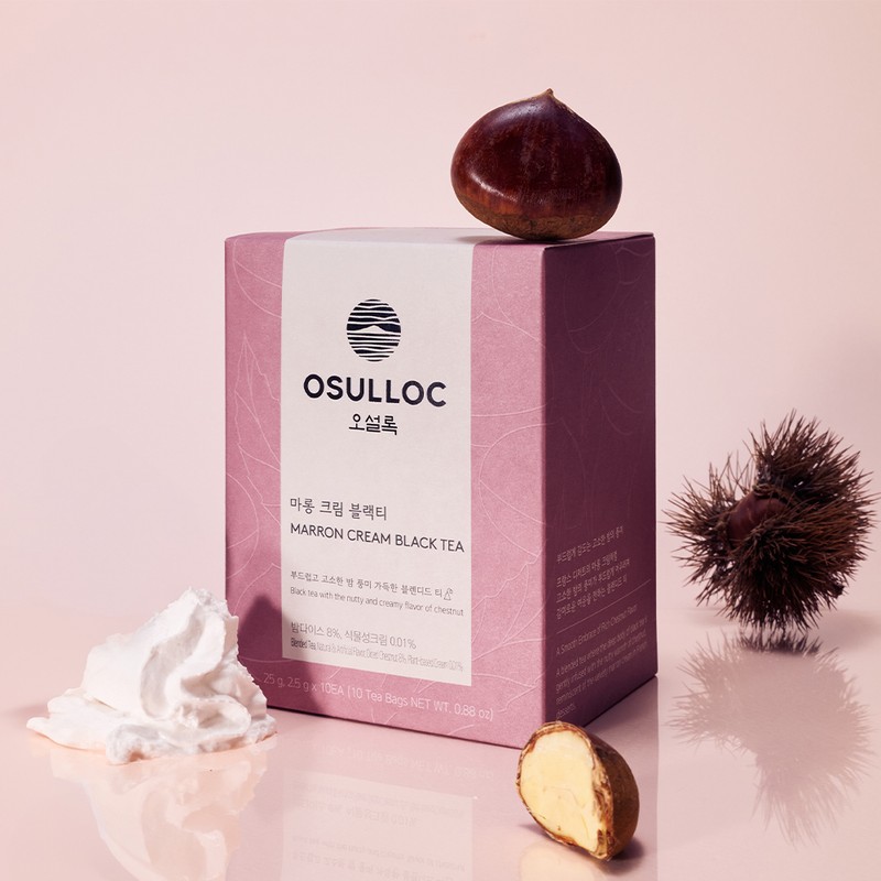 Osulloc [오설록]마롱 크림 블랙티 10입 (원산지:상세설명참조) [Osulloc] Marong Cream Black