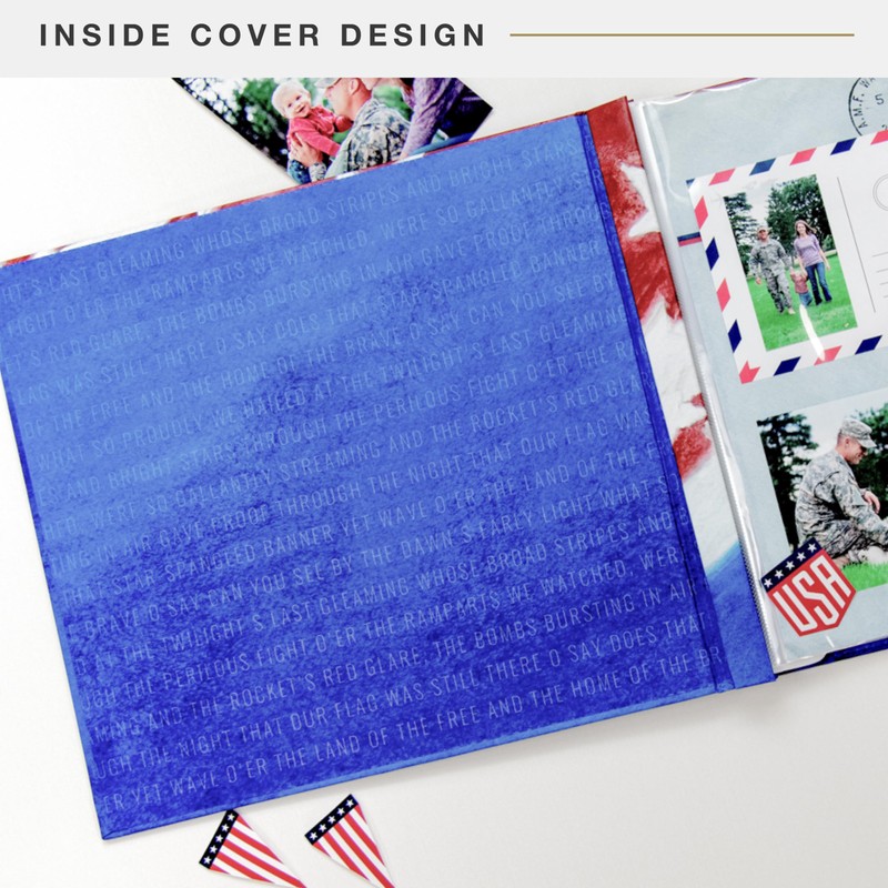 12x12 Scrapbook, Land of the Free