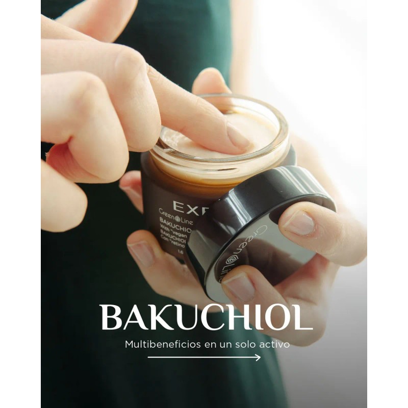 Crema con Retinol Vegano Bakuchiol Exel aclara y homogeniza hiperpigmentaciones