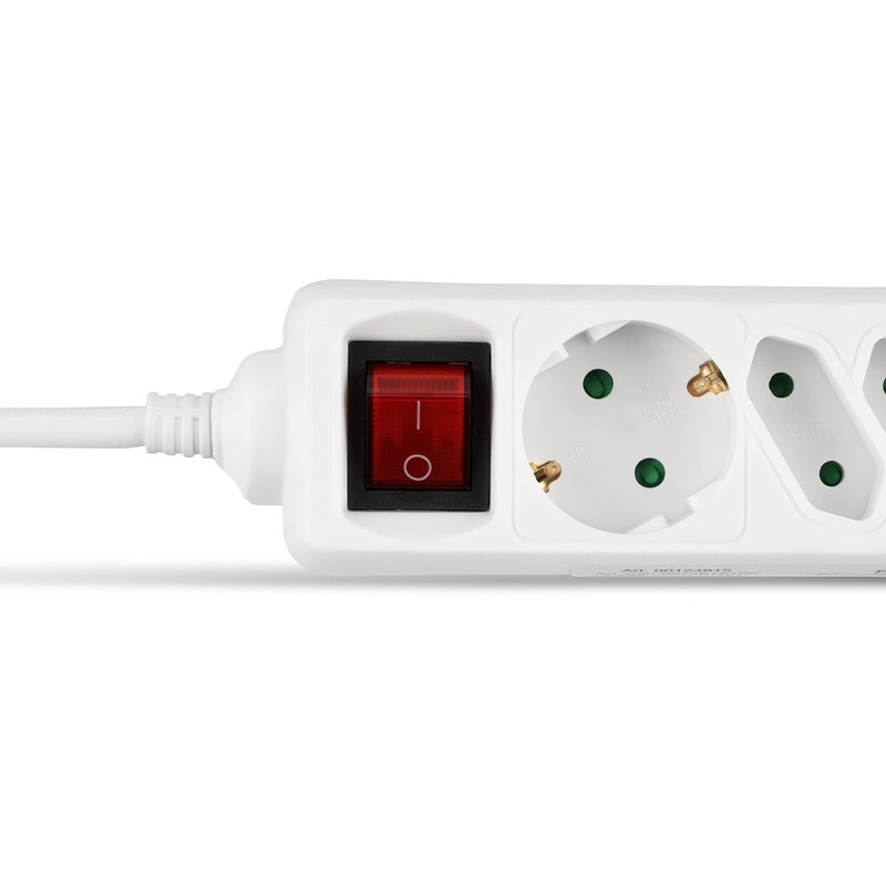 REV Power Strip - Multiple Socket 8-Way 3500 W Cable