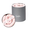 Sodateru Towel Feel Face Towel, Lotus (Pink), 13.4 x 33.5