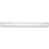Westcott 15571 Clear Data Processing Magnifying Ruler, 12 Inch