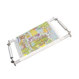 Couple Embroidery Art Embroidery Clip Frame Cross Stitch 4 Slot Presser Heavy Duty Embroidery Bandage Embroidery Frame Needlepoint Frame Embroidery Scroll Frame Embroidery Frames for Hand Work