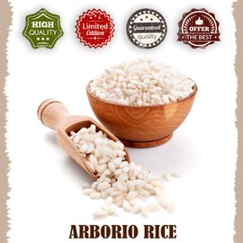 100% Natural Italian Arborio Rice -Protein & Fiber Rich Arborio Rice For Risotto – Arborio Rice For Risotto Bulk - Italian Arborio Rice – Italian Rissoto- 5 Pound Pack Of Arborio Rice By NY SPICE SHOP