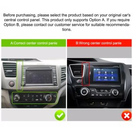 Unbranded For Honda Civic 2012-2015 Android 13.0 Car Stereo Radio GPS Apple CarPlay 2+32GB