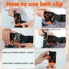 MELOTOUGH Small Tool Pouch with Quick Release Belt Clip,Tool Belt