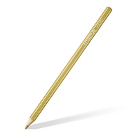 STAEDTLER Metallic Colouring Pencils Design Journey for Metallic Shimmer Effects, Glitter and Highlights on Dark Paper, Soft Lead with High Coverage, 12 Colouring Pencils in Cardboard Case, 146M C12