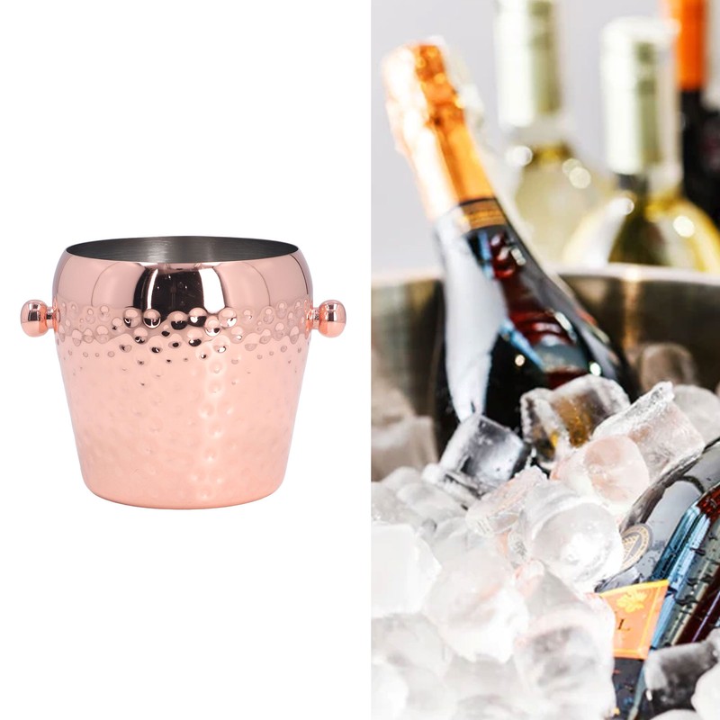 Champagne Bucket 1000ml Elegant Style Stainless Steel Portable Widely Used