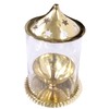 Purpledip Akhand Jyoti Brass Oil Lamp: Long Lasting Festival Deepam