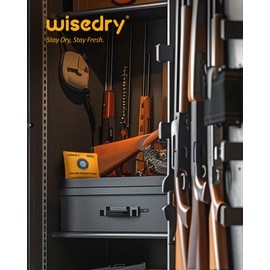 wisedry 200g [3 Packs] Rechargeable Large Desiccant Packs for Storage, Color Indicating Silica Gel Desiccant Packets, Reusable Moisture Absorbers Bags for Clothes, Suitcase, Gun Safe, Tool Box