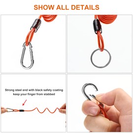 Rnigs Trailer Breakaway Switch, 6ft Breakaway Coiled Cable with Electric Brake or RV Towing Trailer