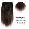 Sassina Clip ins Hair Extensions Kinky Straight Style Clip in