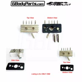 Gbodyparts 1989 Turbo Trans Am TTA Billet Aluminum Vacuum Block Gasket Hardware GROOVED