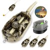 Realure Inline Method Feeders for Carp Fishing, Aluminium Coarse Fishing