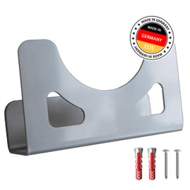 EDS - Premium Angle Grinder Wall Bracket in Stainless Steel | Wall Mount | 115-125 mm | Includes Mounting Material | Suitable for Many Manufacturers - Einhell - Makita - Bosch - Dewalt - Flex - etc.