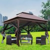 Pop Up Gazebo 10x10 Ft Outdoor Gazebo Tent Easy Setup