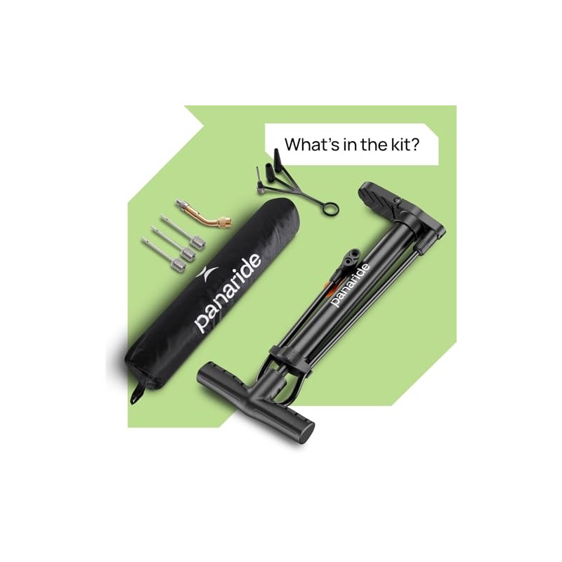 Advanced Bike Pump with Dual Presta and Schrader Valves