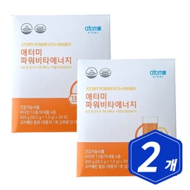 Atomy Multivitamin Arginine Taurine Power Vita 30 Packets Energy x 2 / 애터미 종합비타민 아르기닌 타우린 파워 비타 에너지 30포 x 2개