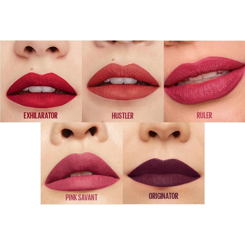 Maybelline 5 pack labiales liquidos matte larga duracion superstay matte