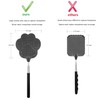 3Pcs Extendable Fly Swatter Manual, Telescopic Fly Swatters Heavy Duty