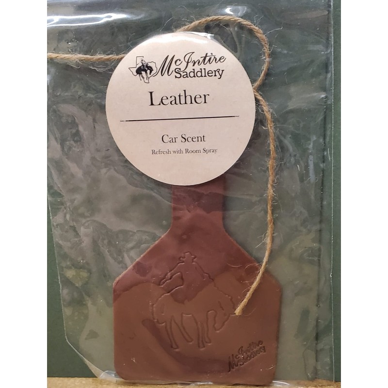 McIntire Saddlery Ear Tag Car Air Freshener and Room Spray