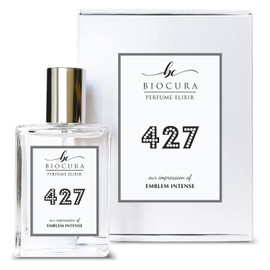 BIOCURA BC Perfume 427 Inspired by Blanc Emblem Intense For Men Replica Fragrance Dupes Eau de Parfum Spray Bottle 1.7 Fl Oz/50ml-X1