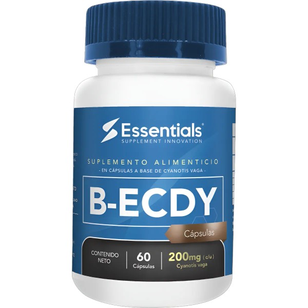 Essentials B-ecdysterone 90% 200mg - 60 Capsulas Sabor Sin sabor