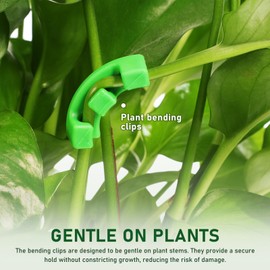 Pack of 60 Plant Bender Clips, Plant Training Bending Clips, Low Stress Training Clips, Plant Trainer for Low Load, for Bending Plant Stems, Changing the Growth Direction