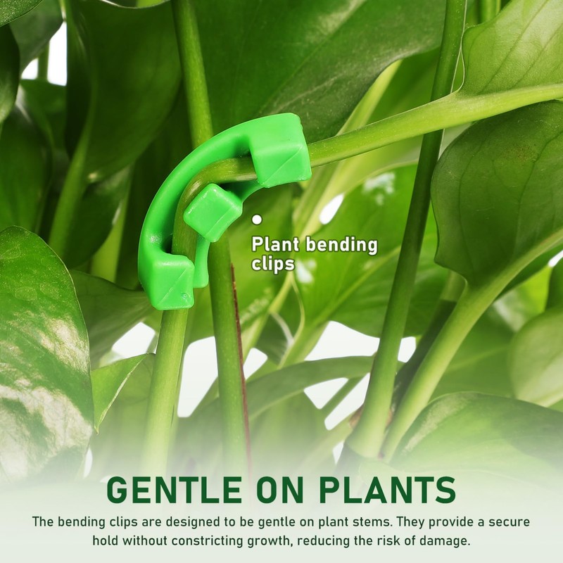 Pack of 60 Plant Bender Clips, Plant Training Bending Clips,