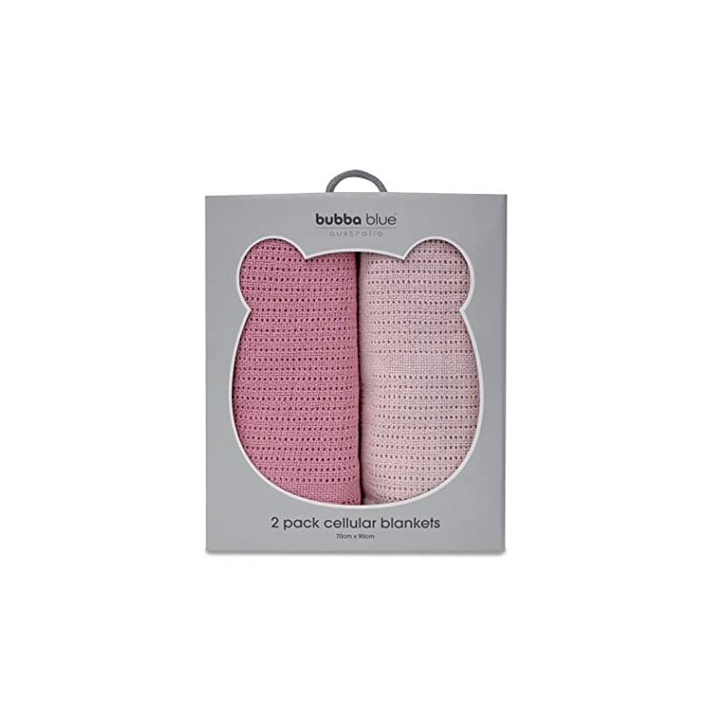 Bubba Blue Cellular Baby Blanket, 70 x 90 cm Size,