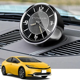 HUDIY Toyota Exclusive New Prius 60 Series Car Watch Car Dashboard Clock (January 2023 - Present) Luminous Car Quartz Watch Mini Quartz Clock Watch Car Dashboard Air Vent Stick On Clock Watch Car