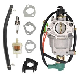 SAKITAM Carburetor kit for EB5000X EB6500X EB6500SX EM5000SX EW171 EB7000I EM6500SX EM6500GP EM7000IS EG5000CL EU6500i Generator Carb Fuel Line Filter Foam Air Filter Oil Alert Sensor