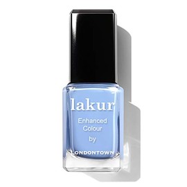 LONDONTOWN lakur Nail Polish - Chip-Resistant, Non-Toxic, Conditions & Hydrates Nails Glossy Cool Blue, Amalfi Love, .40 fl oz