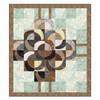 Teal, Copper Hints, Sienna Marble Design, Fabric, 100% Cotton, Stonehenge