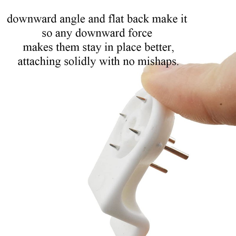 Odinest 0.7cm Length Hardwall Hanger Non-Mark Instantly Hanging Strong Adhesive