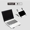 Etsumi VE-2311 PC Stand, Foldable, Lightweight, Black, Compatible Up to